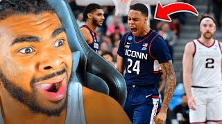 GOT BAD REAL FAST!!!!!!!! UConn vs. Gonzaga - Elite Eight NCAA MARCH MADNESS REACTION