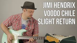Jimi Hendrix - Voodoo Child (Slight Return) Stevie Ray Vaughan - Guitar Lesson How to Play Blues