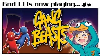 【GodJJ】萌萌小人大亂鬥 Gang Beasts  #1 懶貓、聶寶、乾爹Allen 2017/09/01