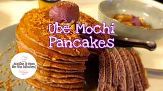 Ube Mochi Pancakes (my version of Trader Joes Ube pancake mix) IIAnnika \u0026 Mom