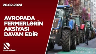 Avropada fermerlərin aksiyası davam edir - Polşalı fermerlər Ukrayna sərhədini baglamaq istəyirlər