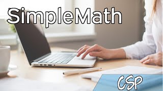 [CSP] Code: SimpleMath