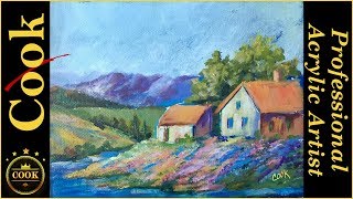 Paint an Acrylic Landscape you can be Proud of with Ginger Cook