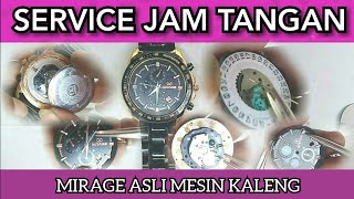 SERVICE JAM TANGAN, Merk MIRAGE Asli mesin kaleng.