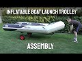 Inflatable Boat Launch Trolley Assembly