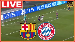 Barcelona vs Bayern Munich LIVE STREAM VIVO MATCH 2021 HD