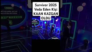 Survivor da Elenen isim Kaan Kazgan Oldu