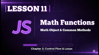 011 Master JavaScript Math Object & Methods | Random Numbers, Rounding, Min/Max & More! | #011