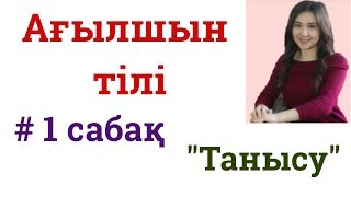 Ағылшын тілі: # 1 сабақ - Танысу