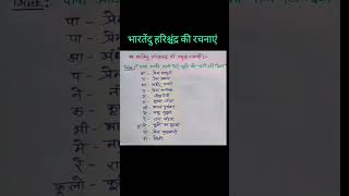 भारतेन्दु हरिश्चन्द्र की रचनाएं।#हिंदी#हिन्दीकवि #allclasses#भारतेंदु#हरिशचंदजी।।#प्रमुखरचनाएं