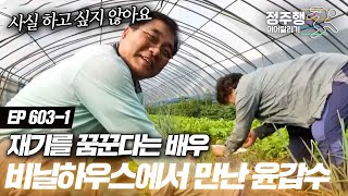 [#특종세상][603-1] 경기도의 한 비닐하우스 안에서 만난 배우 윤갑수? #정주행_이어달리기