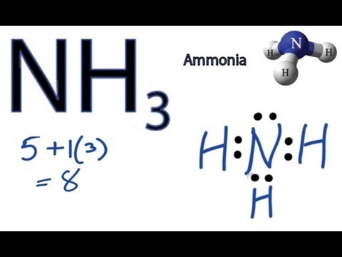 NH3 Lewis Structure - How to Draw the Dot Structure for NH3 NH3 Lewis Structure - How to Draw the Dot Structure for NH3