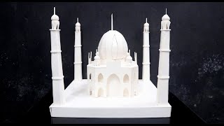 How to make a model of Taj Mahal || Diy Taj Mahal with bord