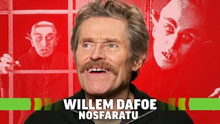 Willem Dafoe Talks Robert Eggers' Nosferatu & His Mustache and Sideburns