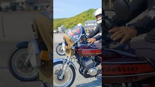 高知県の潮風公園に集まる旧車達❗1台目のバイクの名前わかりますか⁉️ #norikh250 #俺たち四国の旧車乗り #bike #バイク #motorcycle