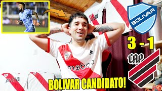 BOLIVAR 3 vs PARANAENSE 1 😱 Reacción de un Hincha de RIVER 😱 Octavos Libertadores IDA
