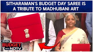 Nirmala Sitharaman Budget Saree | Sitharaman's Budget Day Saree Is A Tribute To Madhubani Art