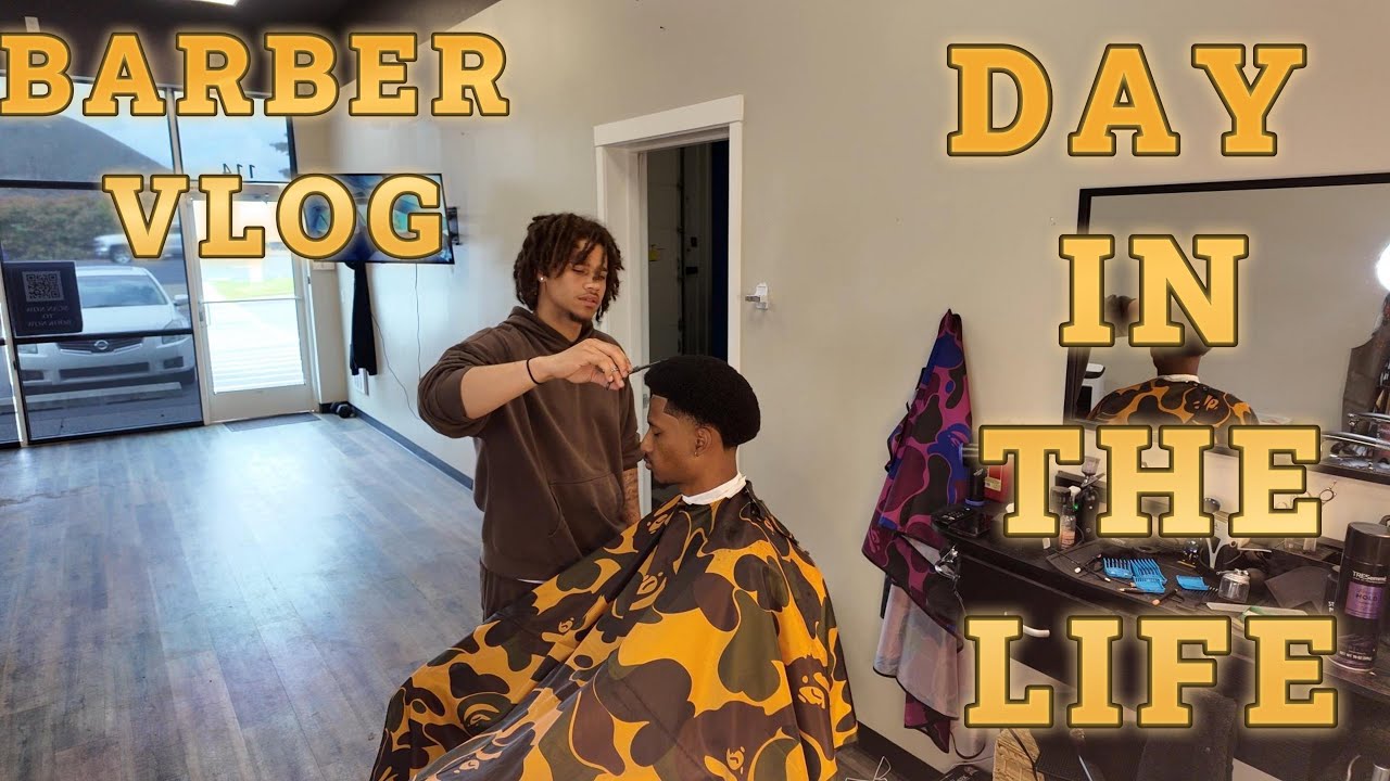 Barber Vlog 2 Day In The Life Of A Barber Youtube