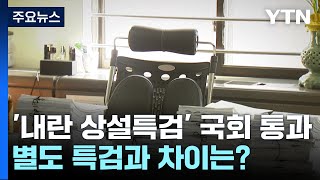 '내란 상설특검' 국회 통과...별도 특검과 차이는? / YTN