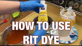 How to Use Rit Dye to Dye Your Macrame