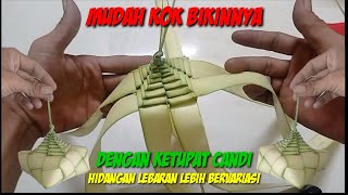 Tutorial membuat ketupat candi borobudur