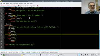 CS1 Lesson 33 - Persistent phonebook solution + importing