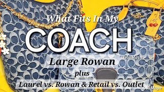 Coach Rowan Signature Denim | Coach Laurel #coachoutlet #coachbag #fashion #bag #purse #handbags