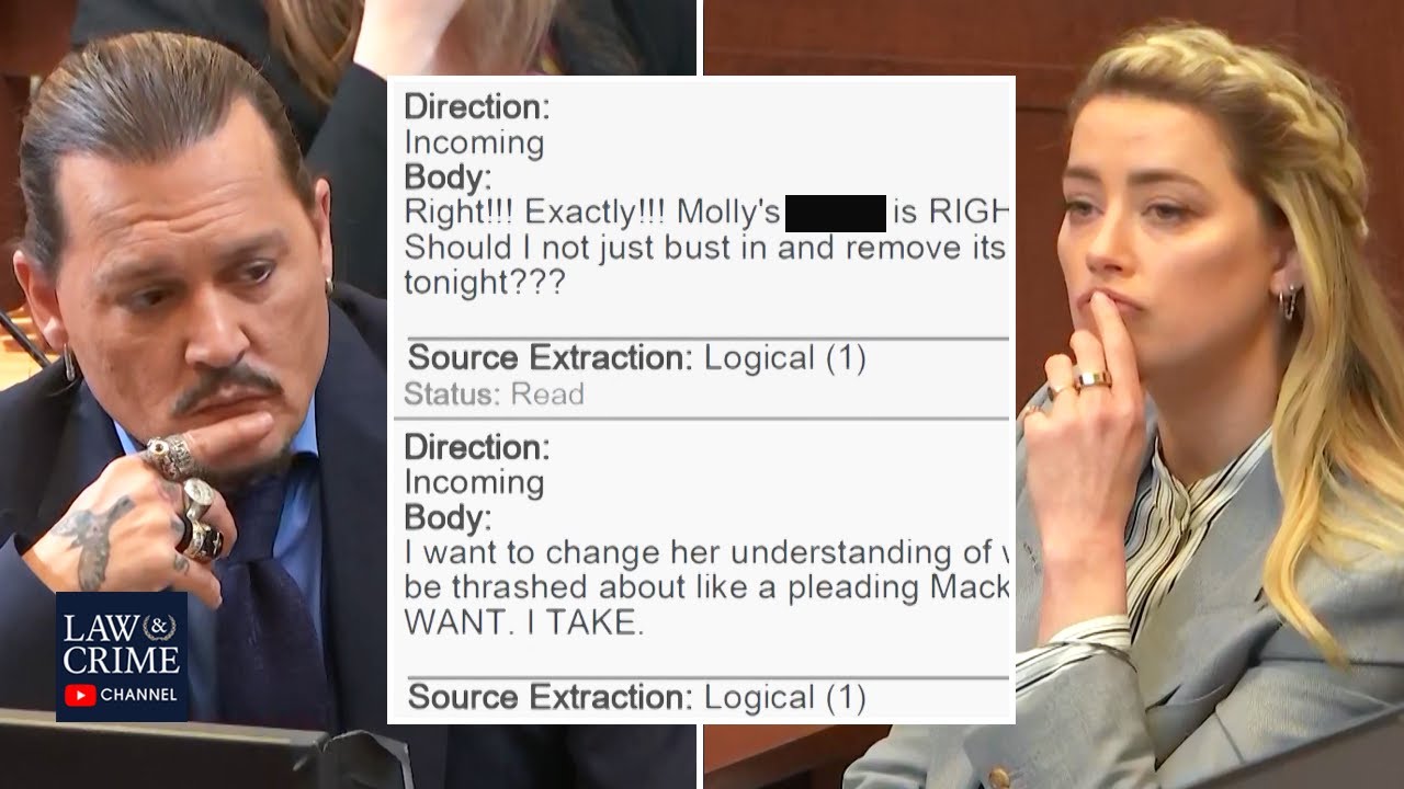 Can the Jury Consider Johnny Depp's Alleged Text Messages Reliable Evidence?