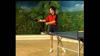 乒乓直拍教学 - 23 正手拉前冲弧圈球 (Table Tennis Panhandle Teaching video - Forward Topspin)