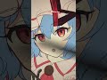 指先の熱レミリア描いたー！　　 東方project 東方 イラストメイキング イラスト touhou