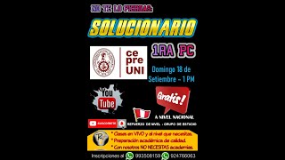 #REAL SOLUCIONARIO 1RA PC CEPREUNI 2023- 1