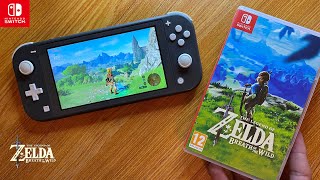 The Legend of Zelda: Breath of the Wild Nintendo Switch Lite Gameplay