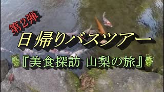 日帰りバスツアー 「美食探訪山梨の旅」