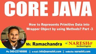 How to Represents Primitive Data into Wrapper Object by using Methods? Part -3 | Core Java Tutorial