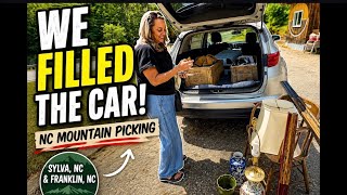Mountain Picking in North Carolina! We Filled the Car Up Thrifting