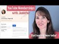 YouTube Membership Levels with JenniferESL 👩‍🏫 Join today!