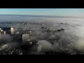 mgliste krajobrazy z lotu ptaka w 4k foggy landscapes in poland in 4k