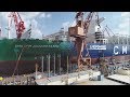 Building the world's largest LNG-powered containership