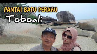 PANTAI BATU PERAHU TOBOALI BANGKA SELATAN PENUH PESONA WAJIB DIKUNJUNGI