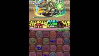 【パズドラ】3800万DL記念　チャレンジダンジョンLv9 ラー＝ドラ