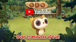 25 minutes of non-stop fun | Odo the Series | Kids Animation, Kids Video, Kids Film