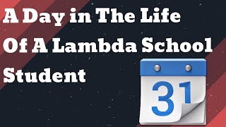 My Lambda School Part Time Schedule