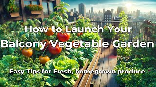 Launch Your Balcony Vegetable Garden: Easy Tips for Fresh Homegrown Produce #ecogrowcommunity