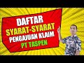 Syarat Pengajuan UDW, Pensiunan Janda/Duda, Pensiunan Pertama, KPT, dll ke PT TASPEN-IL TV Tutorial