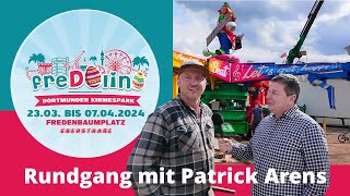 FreDOlino 2024 Osterkirmes in Dortmund Rundgang mit Patrick Arens vom 23.03.2024 - 07.04.2024