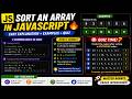 Sort an Array in JavaScript 🔥 | Ascending & Descending Order
