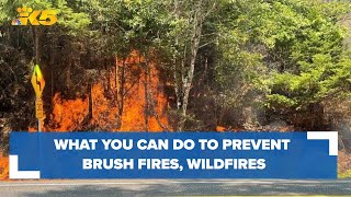Fire risks remain across Washington state: What you can do to prevent brush fires, wildfires