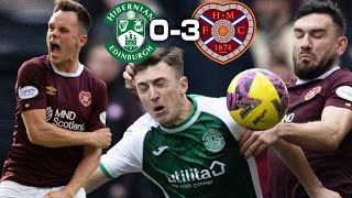 EASTER ROAD DESTRUCTION!!! HIBS 0-3 HEARTS | SCOTTISH CUP 4TH ROUND | MATCH REVIEW