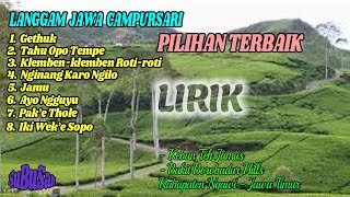 LANGGAM JAWA CAMPURSARI - PILIHAN TERBAIK [LIRIK]