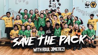 Raul Jimenez surprises school kids to launch Wolves WWF Mexico partnership! #ProtectThePack